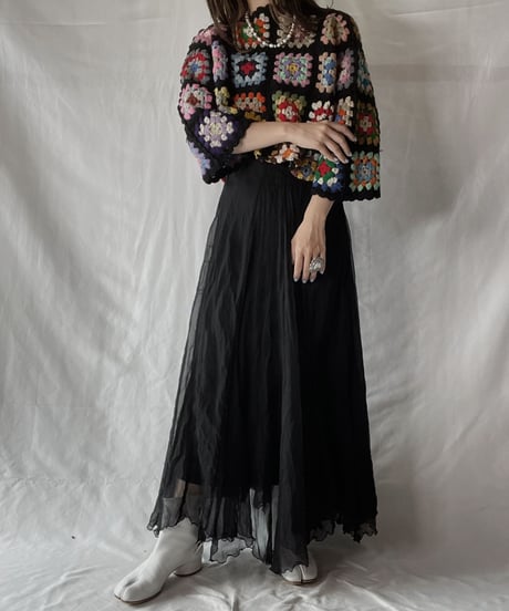 【RE;CIRCLE】 RE Granny Knit Top⑦/211014-007