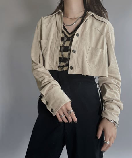 【USED】  Debbie Shuchat Suede Shirt / 221015-016