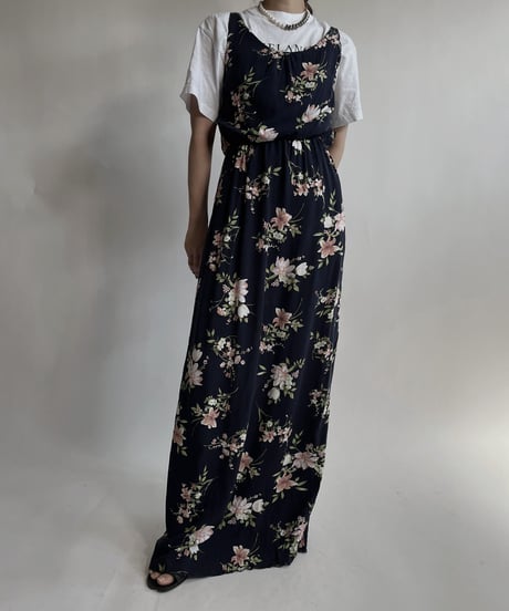 【USED】 Flower Printed One-piece / 220423-027