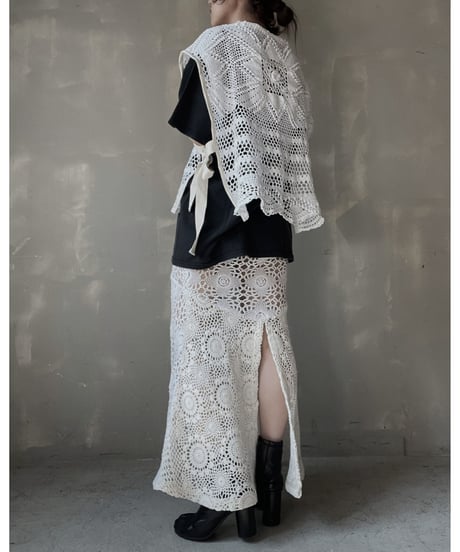 【RE;CIRCLE】 RE Crochet Vest③/20220317-018