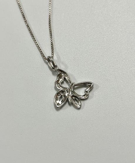 【USED】 Italy Silver925 Butterfly Necklace /241026-041