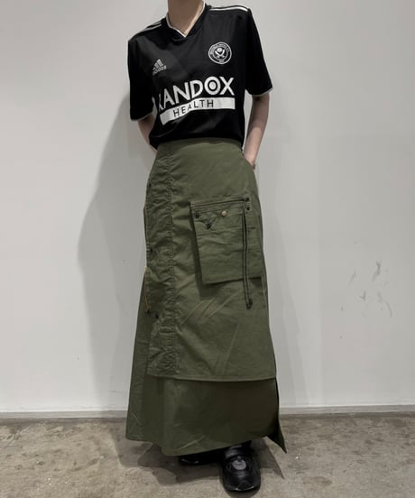 【RE;CIRCLE】 RE ARMY Flap Skirt/ 250703-003