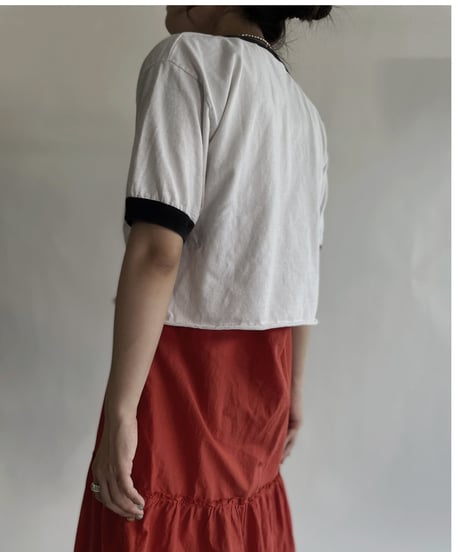【USED】 Cutoff Ringer T-shirt / 220604-016