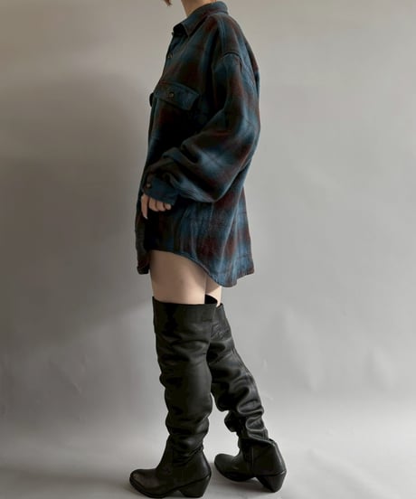 【USED】 STRUCTURE Flannel Shirt /251025-010