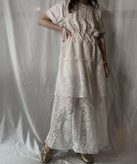 【RE;CIRCLE】 RE Crochet N/S One-piece②/210630-019