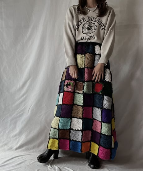 【RE;CIRCLE】 RE Granny Long Skirt①/211110-006