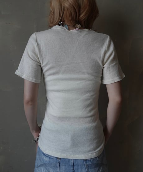 【RE;CIRCLE】 Re Embroidered T-Shirt /  250724-018