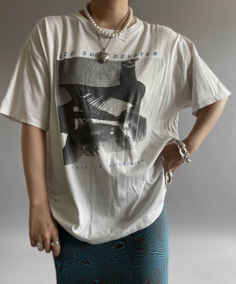 【USED】GILDAN LCD SOUND SYSTEM T-Shirt /240810-005