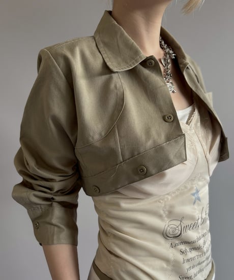 【Chinatsu Aoyama】 RE Makers Shirt Khaki / 260702-027