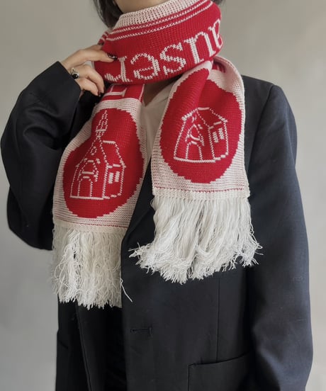 【USED】 Knit Soccer Muffler HEILIGENHAUSER KARNEVAL SFREUN / 240108-025