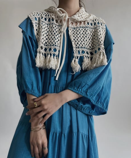 【RE;CIRCLE】 RE Crochet Lace Hood / 220427-002