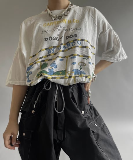 【USED】80~90's DOGGY DOG T-Shirt  /240720-042