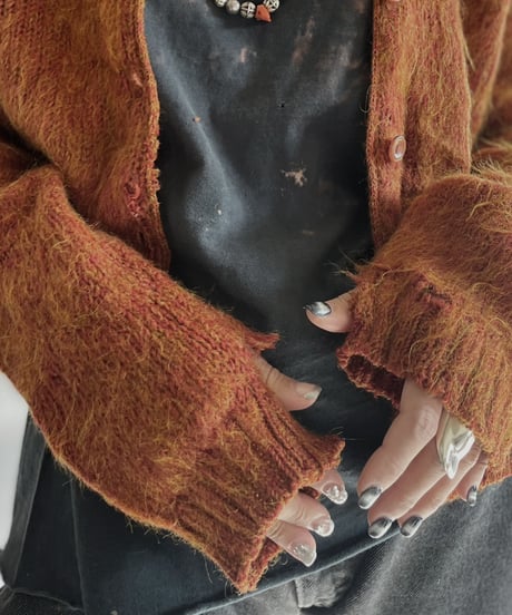 【USED】Vintage Mohair Mix Cardigan / 240101-027