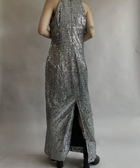 【USED】Sleeveles Spangle  One Piece/ 230603-026