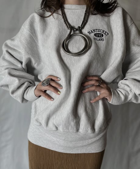 【USED】  Champion Reverse Weave Sweat NANTUCKET/210902-011