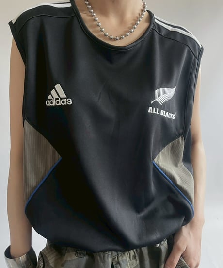 【USED】 adidas ALL BLACKS N/S Top / 250712-013