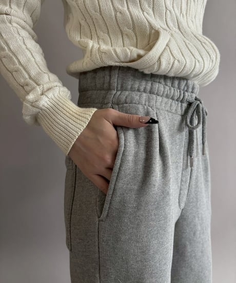 【USED】 DRIES VAN NOTEN Slit Sweat Pants /260328-018