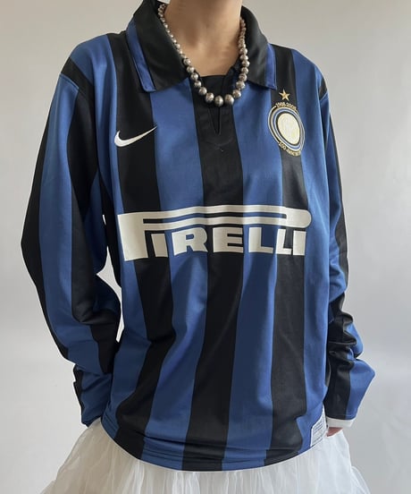 【USED】 Nike INTER Soccer Shirt /240831-022