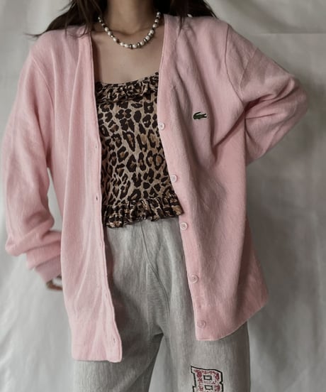 【USED】   LACOSTE Knit Cardigan③/210930-023