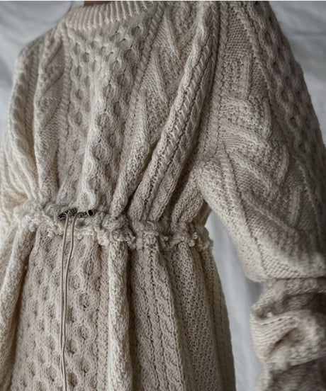 【RE;CIRCLE】 RE Alan Knit Patch Work One-piece②/220120-034