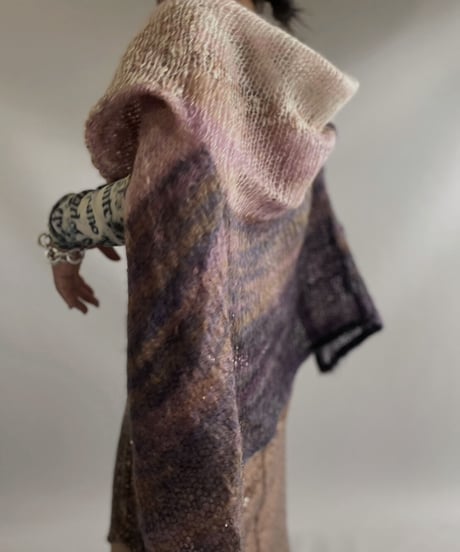 【USED】 Mesh Knit Cardigan / 231028-017