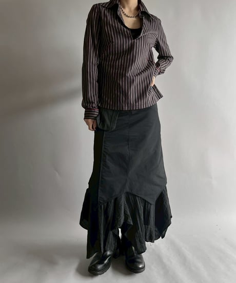 【USED】 Cop.Copine Stripe Shirt /251014-017