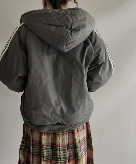 【USED】 adidas Fleece Lining Nylon Jacket  / 231202-010