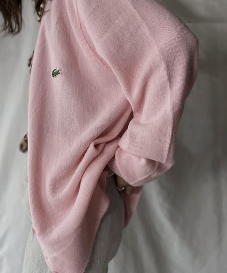 【USED】   LACOSTE Knit Cardigan③/210930-023