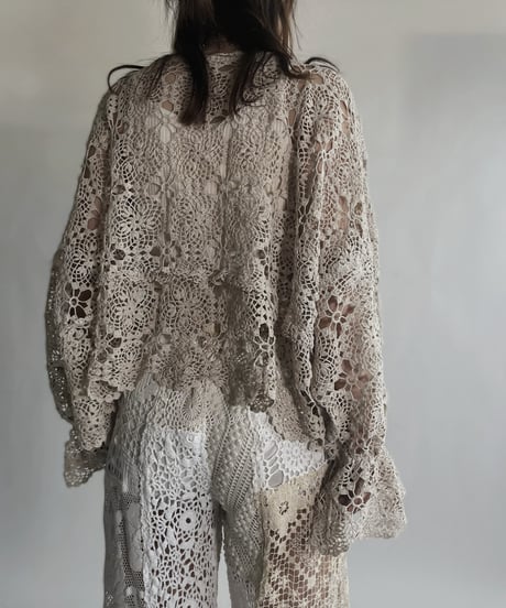 【RE;CIRCLE】 RE Crochet Top / 220623-014