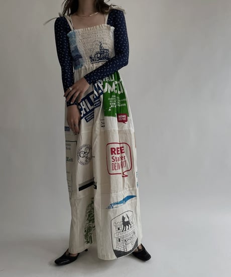 【RE;CIRCLE】 RE Eco-Friendly Bag Shirring One-piece / 220825-019