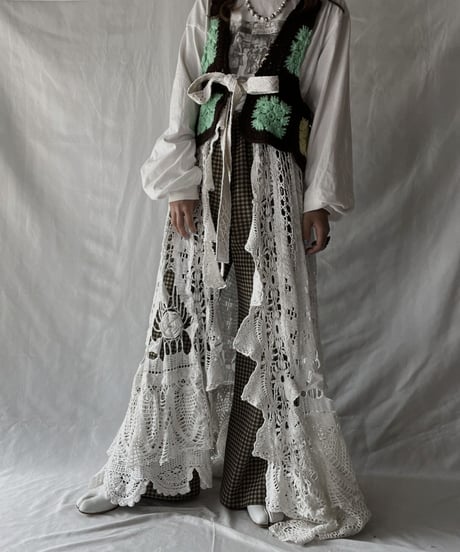 【RE;CIRCLE】 RE Granny × Crochet N/S Gown②/211014-016