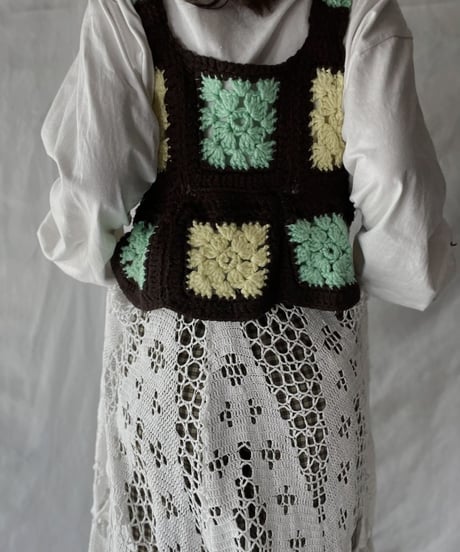 【RE;CIRCLE】 RE Granny × Crochet N/S Gown②/211014-016