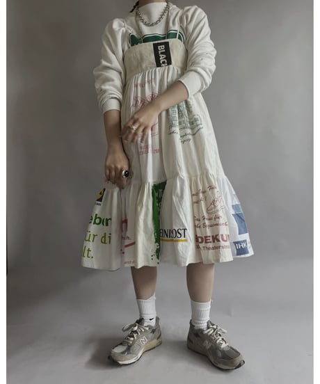 【RE;CIRCLE】RE Eco-Friendly Bag Camisole Middle One-piece / 230427-012