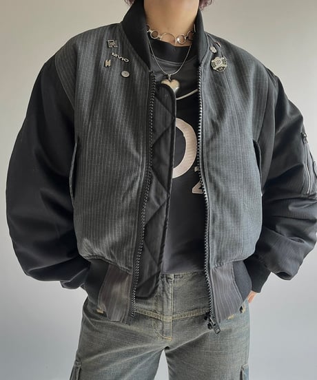 【RE;CIRCLE】 RE Suit Bomber Jacket / 250102-006