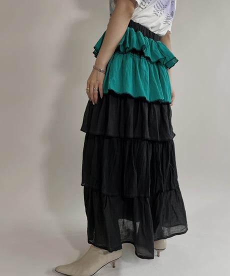 【RE;CIRCLE】 RE Indian Cotton Skirt / 220503-002