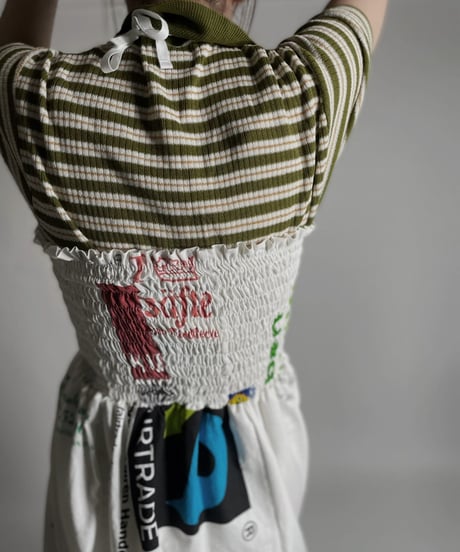 【RE;CIRCLE】 RE Eco Bag Camisole One-piece② /220407-002