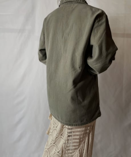 【RE;CIRCLE】  RE Lace Up Fatigue Shirt/20210819-043