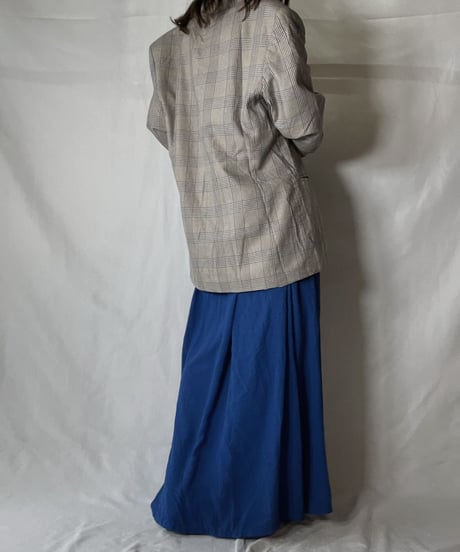 【USED】  Plaid Tailored Jacket/211014-047