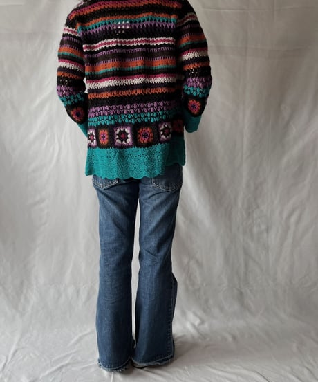 【USED】  Crochet L/S Cardigan/210825-027