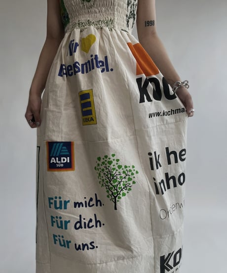 【RE;CIRCLE】 RE Eco-Friendly Bag Camisole One-piece / 220804-022