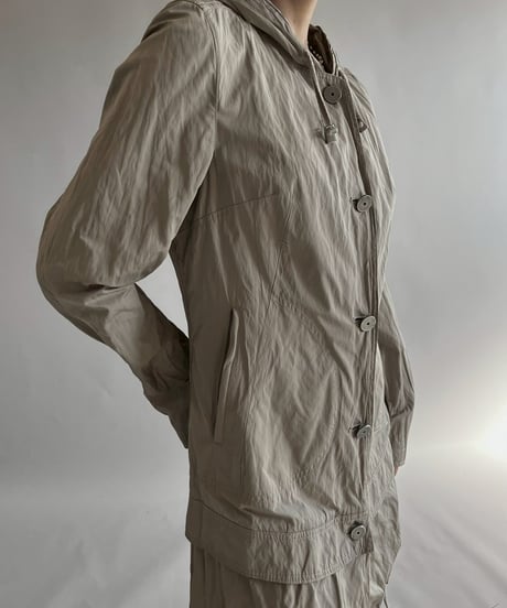 【USED】 Cop.Copine Hooded Nylon Coat  /251014-028