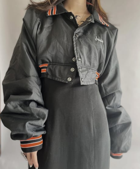 【RE;CIRCLE】 RE Nylon Short Jacket Black / 230309-001