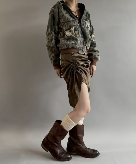 【USED】 Real Tree Camo Padded Zip Parka /251101-017