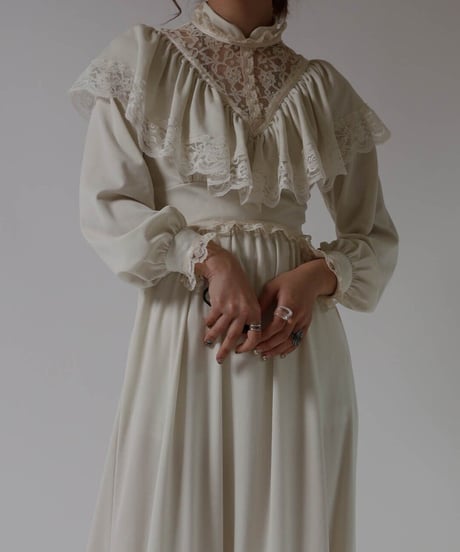 【USED】L/S Poly Dress ② / 220324-004