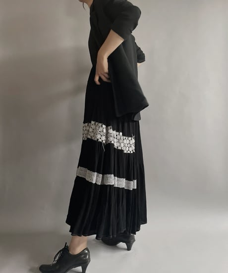 【RE;CIRCLE】 RE Sleeveless One-piece Black&White / 220901-017