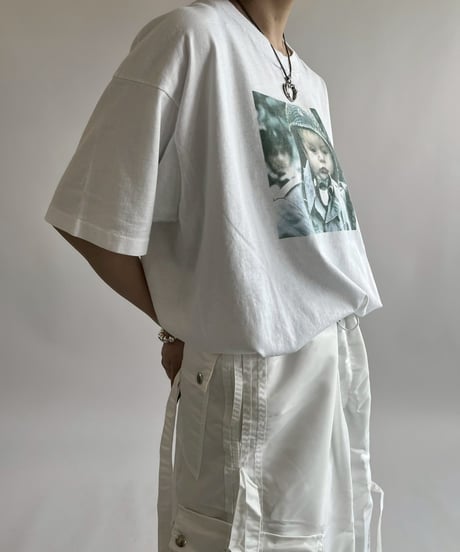 【USED】 Made in USA 80~90's Screen Stars Vest Person Print T-Shirt /250503-001