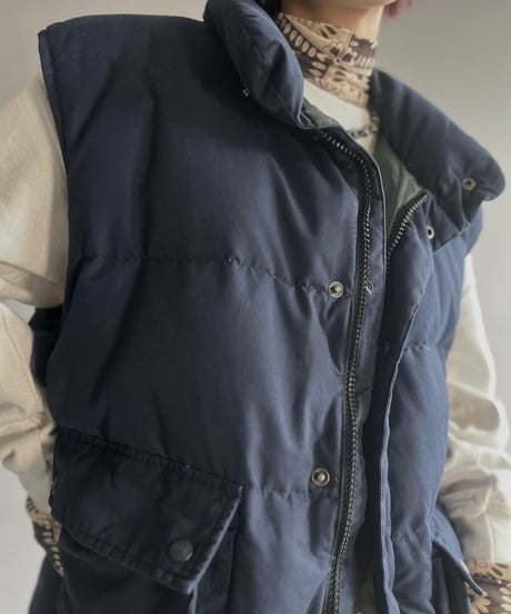 【USED】 80~90's Eddie Bauer Down Vest/241130-006