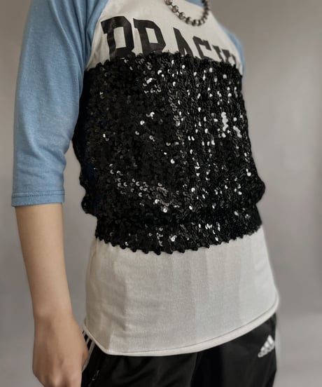【USED】 Spangle Top Black / 230430-034