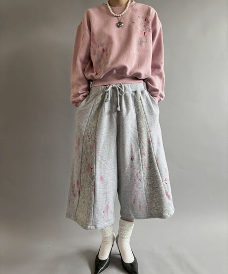 【USED】 Paint Short Sweat / 250925-004