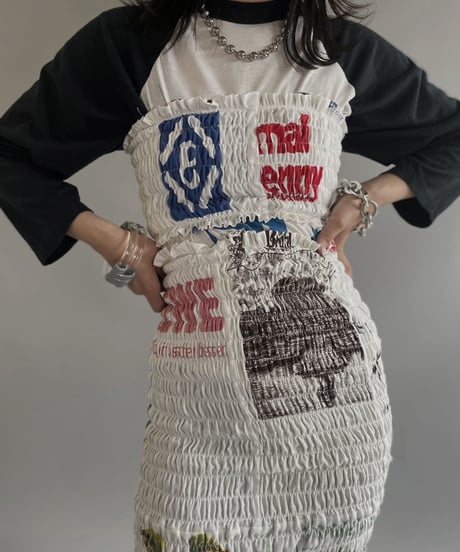 【RE;CIRCLE】RE Eco-Friendly Bag Shirring Tube Top / 230622-027